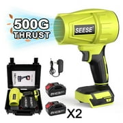 Cordless Leaf Blower Violent TurboFan,BrushlessPure Copper Motor Jet Fan With Battery,CordlessTurbo Super Power Air Duster, Handheld PowerfulDryer for Car,Car Drying after Wash, SnowRemoval
